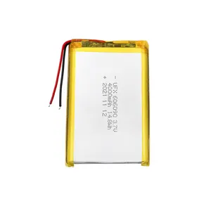 Bateria portátil recarregável de íon de lítio, banco de energia ufx 606090 4000mah 3.7v kc certificado