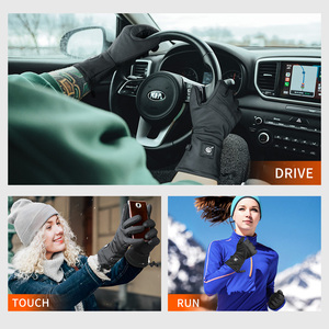 Gants chauffants pour le cyclisme, la moto, les sports d'hiver, respirants, fins, imperméables, à batterie électrique, SAVIOR - Product Image 3