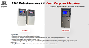 Máquina Depositadora de Efectivo de Alta Velocidad Dispensador y Aceptor de Efectivo Cajero Automático ATM Máquina Inteligente de Gestión de Efectivo - Product Image 6