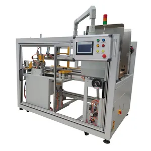 Stainless Steel High Speed Box Case Carton Erector Machine with Hot Melt Glue