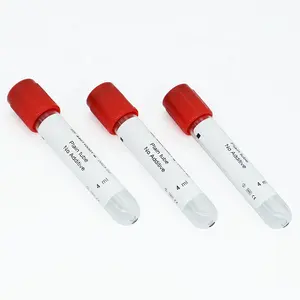 Aspiradora de calidad, contenedor de tubo de recolección de sangre, tops rojos de 10ml