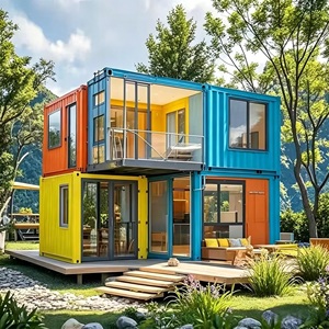 Casa Contenedor Expandible Impermeable y Transpirable con Certificación CE de 20 pies, Moderna, Prefabricada, Removible, para <span class=keywords><strong>Hotel</strong></span>, Dormitorio, Cocina, Villa Familiar - Product Image 1