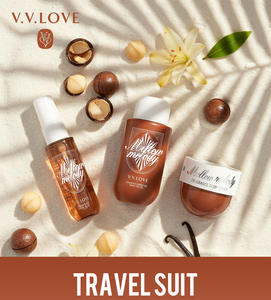 V.V.LOVE Parfum floral longue durée Vaporisateur pour le corps Gel douche Crème pour le corps Ensemble de voyage pour femmes <span class=keywords><strong>Taille</strong></span> standard - Product Image 5