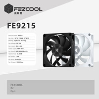 Ventilateur CPU FEZCOOL FE9215, ventilateur de serveur, radiateur CPU 92mm 4 broches PWM, cuivre et aluminium, silencieux, roulement fluide, système de refroidissement pour PC de jeu