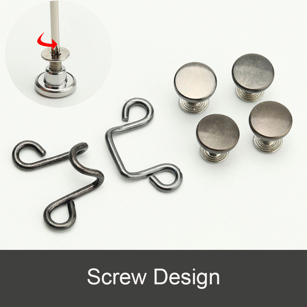 Gun Metal (Screw button)