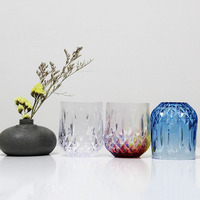 Verres à Vin Gobelets en Plastique de Luxe Effet Cristal Taillé Diamant Ancien, Réutilisables, pour Champagne - Vente en Gros