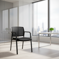 Chaise de bureau contemporaine en maille, mobilier de salle à manger, mobilier d'hôtel, dossier confortable et chaleureux