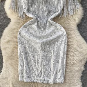 Nueva Venta Caliente Mujer Sexy Culturismo Hip Flow Su Seebone Mujeres Vestidos de Fiesta - Product Image 3