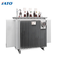Transformateur de S11-M FATO 30kVA 100KVA 315 KVA 500KVA puissance immergée dans l'huile électrique triphasée Dyn11 en forme de bobine 11kv à 415v