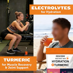 אבקת משקה אלקטרוליטים עם כורכום, ויטמינים C ו-D, מגנזיום ותמצית זעפרן, תוסף תזונה למבוגרים, OEM/ODM - Product Image 5