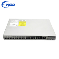 Switch Gigabit PoE+ de 48 Puertos Cisco Catalyst C9200L-48P-4X-A con 4x 10G SFP+ Uplinks, Switch Empresarial L3 Administrado