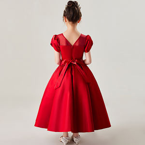 Robes de <span class=keywords><strong>princesse</strong></span> pour filles, robes de soirée longues de luxe pour enfants de 2 à 14 ans, costume de fête d'anniversaire, <span class=keywords><strong>robe</strong></span> de bal en forme de A - Product Image 3