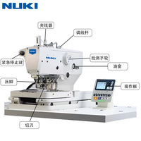 Machine à Coudre Industrielle Automatique Numérique YS-9820 pour Boutonnières Oeillets à Tête Ronde, État Neuf