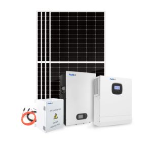 Kit de système d'énergie solaire hors réseau 5KW avec batteries lithium-ion MPPT et matériel de montage sur toit pour usage résidentiel et commercial Chine - Product Image 4