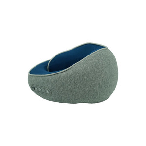 Portable U-Shaped <b>Memory</b> <b>Foam</b> Neck Pillow With Massage Function For Travel And Sleep Support - Product Image 1