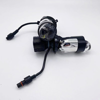 Phare LED H4 super lumineux double lumière intégrée lointaine 6000k 2 ans oeil de poisson LED pour nouvelle voiture Avanza A6 Azera moto 12V