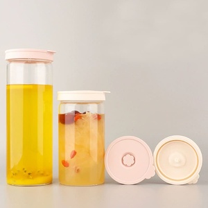 Kerst Tumbler Groothandel Bulk Schattige Koffiemok Cartoon Draagbare Hoge Borosilicaat Glazen Bekers met Siliconen Deksel 75ml 700ml - Product Image 4