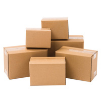 Cajas de Cartón Reciclable Marrón y Blanco CHING TA con Logotipo Personalizado, Cajas de Embalaje de Papel para Envío Ecológicas con Logo Impreso
