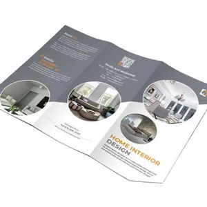 New Design Cheap Price Custom Paper Folded Leaflet printing flyers printing custom printing design catalog