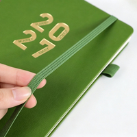 Carnet de notes A5 personnalisé avec impression, couverture rigide, spirale dorée, agenda journalier, hebdomadaire, mensuel