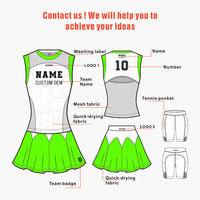 HOSTARON individuelles Sublimations-Jekleid einfarbiges Netballkleid Pickleball-Tennisuniform Netballuniformkleid individuelles Netballkleid