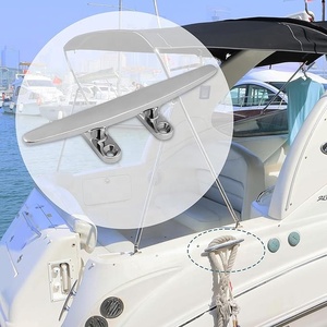 Acier inoxydable 316 Marine Dock Corde D'amarrage Bitt Silhouette Basse Taquet 100mm(4 Pouces) Navire Kayak Yacht Bateau Matériel Accessoires - Product Image 6
