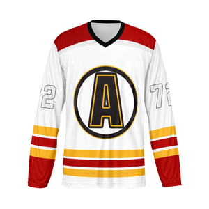 Kaus Jersey hoki es kustom OEM untuk dewasa Teknik sublimasi nama tim kustom pakaian olahraga - Product Image 1