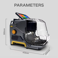 Machine à découper les clés Xhorse Condor XC-MINI Plus II, compatible avec les clés de voiture, de moto et de maison, avec pinces M3 et M5.