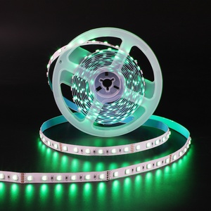 ไฟ LED แถบอัจฉริยะ 4 in 1 5 เมตร RGB SMD 5050 สำหรับตกแต่งทีวี แสงสีฟ้า แผงวงจรพิมพ์ขนาด 12 มม. 60 หลอด LED 14 วัตต์ แสงสีขาวอบอุ่น - Product Image 1