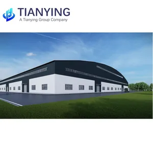 Factory Manufacture Prefab Warehouse Design Prefab Modern Design Steel Workshop Factory Steel Build