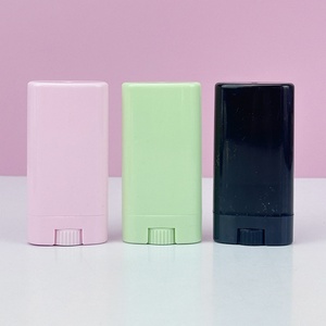 Tubo Desodorante Antitranspirante Plano Vacío de 15g para Envases Cosméticos, Contenedor Portátil Personalizado de Plástico PP PET para Desodorante en Barra - Product Image 1