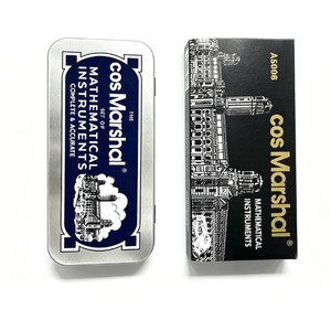 Juego de Compás de Geometría de Metal de Calidad Cos Marshal de 13 Piezas, Disponible al por Mayor y Personalizable, Económico, para Estudiantes Escolares - Product Image 1