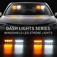 Lampu peringatan depan 2 in 1, lampu strobo, lampu depan, lampu kilat, lampu peringatan bahaya
