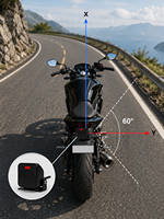 Système de détection d'angle mort pour moto 77 GHz, capteur d'avertissement de collision arrière BSD LCA RCW 55 m pour la sécurité des deux-roues