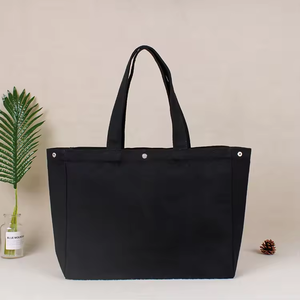 Venta al por mayor de logotipo personalizado de impresión baratos bolsas de compras reutilizables llano blanco de algodón bolsa de lona gran cantidad de stock - Product Image 2