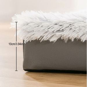 Luxurious Modern Plush Pet Bed Pet <b>Mat</b> with Orthopedic Memory Foam and Washable Cover for Large Dogs to Keep Warm in Winter - Product Image 5
