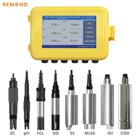 Analyseur de qualité de l'eau multi-paramètres en temps réel REMOND, haute portée, avec capteur Modbus RS485 (pH/OD/Conductivité/Turbidité), OEM