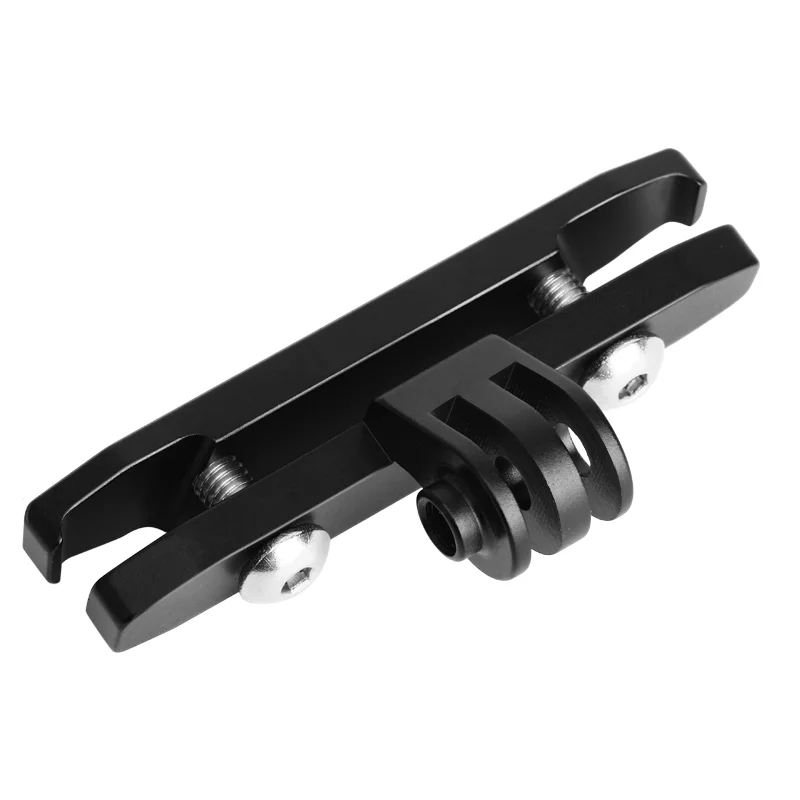 Support Caméra Pour Selle Vélo – Fixation Rail De Selle Noir – Pour GoPro (38g)