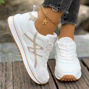 <span class=keywords><strong>รองเท้า</strong></span>ผ้าใบสตรี<span class=keywords><strong>สี</strong></span><span class=keywords><strong>ขาว</strong></span>ระบายอากาศได้ดี - Product Image 4