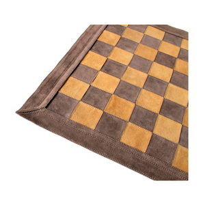 빅 사이즈 19 "X 19" 정품 가죽 체스 판 접이식 휴대용 체스 판 체스 연인 선물 고급 체스 판 - Product Image 5