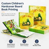 Service d'impression de livres cartonnés pour enfants sur mesure en usine