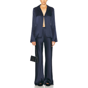 <span class=keywords><strong>Pantaloni</strong></span> da Pigiama a Gamba Larga per <span class=keywords><strong>Donna</strong></span>, 100% Pura Seta di Gelso, Casual, Comodi, con Vita Elastica, Abbigliamento in Seta - Product Image 1