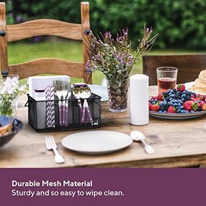 حامل أدوات المائدة المعدني العالي الجودة أداة تنظيم أدوات المائدة حامل أدوات المائدة للمطاعم والمطابخ وطاولات الطعام - Product Image 4