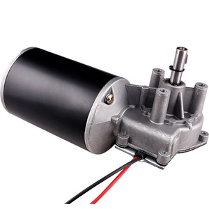 12v 24v High Torquedc <b>Gear</b> Motor Worm <b>Gear</b> <b>Box</b> Customized 76mm Electric Dc Brush <b>Gear</b> Motor - Product Image 3