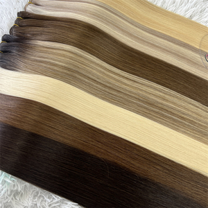 Bán buôn Nga tóc mỏng vô hình thiên tài sợi ngang phần mở rộng tóc đôi rút ra con người tóc thiên tài sợi ngang - Product Image 6