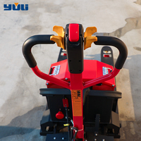 Transpalette Électrique Yuli 1,5t, Chariot Élévateur à Fourche Hydraulique Maximal Entièrement/Semi-Électrique, Batterie Lithium-Ion 24V*85Ah, Transmission Intégrale (AWD)