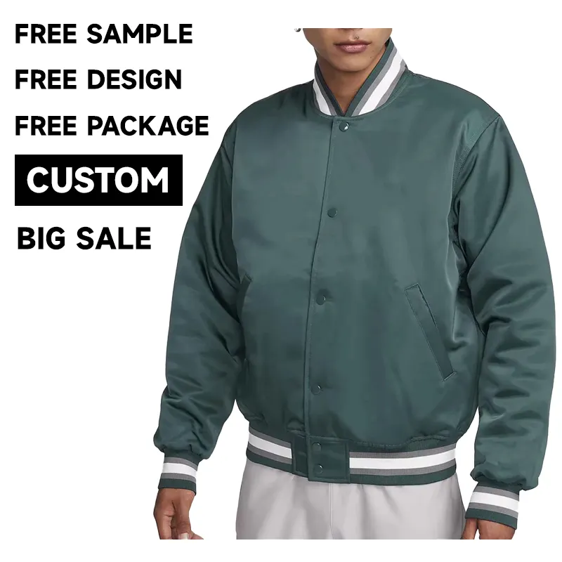 2024 사용자 정의 대표팀 폭격기 재킷 퍼 남자의 다운 코트따뜻한 두꺼운 겨울 재킷