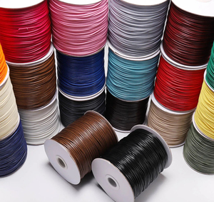Cordón de Poliéster <span class=keywords><strong>Encerado</strong></span> Coreano en Varios Colores Brillantes, <span class=keywords><strong>Hilo</strong></span> <span class=keywords><strong>Encerado</strong></span> Redondo y Suave para Hacer Collares, Joyería, Etiquetas de Regalo - Product Image 4