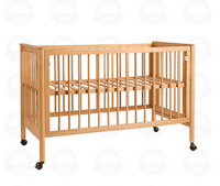 Cuna Multifuncional de Madera Maciza Estilo Europeo SDD TMALLWOOD, Fabricada con Materiales Ecológicos Biodegradables