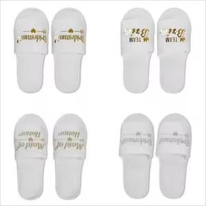 Otel tek kullanımlık terlik toptan düğün kaymaz rahat terlik - Product Image 5